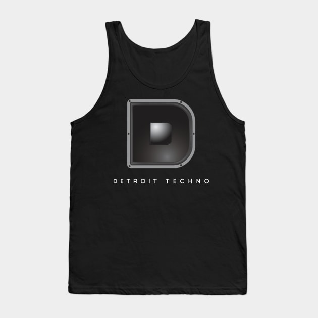 Detroit Techno Speaker Tank Top by Blasé Splee Design : Detroit